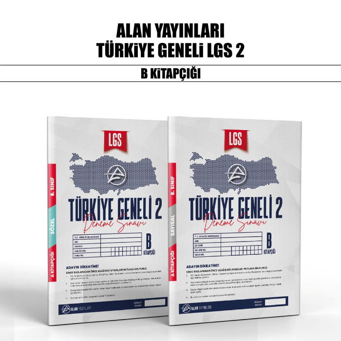 ALAN 08.SINIF TÜRKİYE GENELİ SAY/SÖZ 2-B -25-26